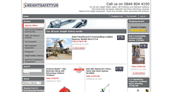 Desktop Screenshot of heightsafety.uk.com